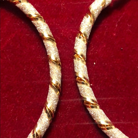 Gold Blink Hoops - Picture 2 of 4